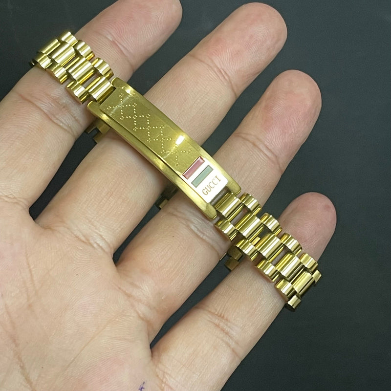 12mm Golden GC Crown Jubilee Bracelet for Men