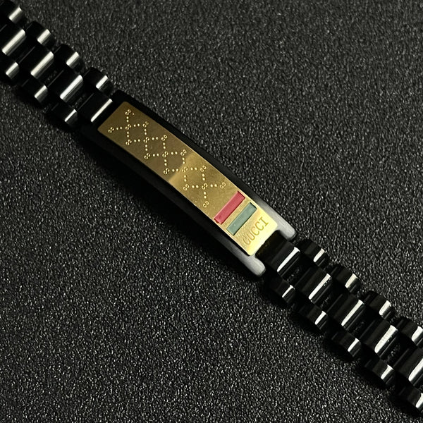 12mm Black GC Crown Jubilee Bracelet for Men