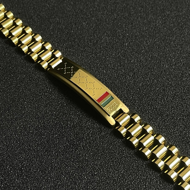 12mm Golden GC Crown Jubilee Bracelet for Men