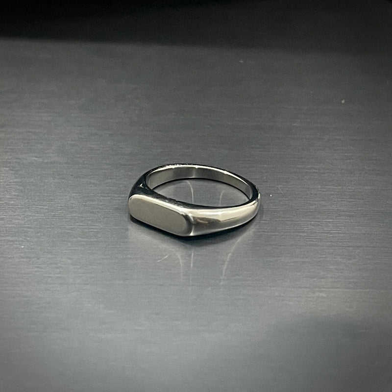 Minimal Italian Silver Ring For Men/Women