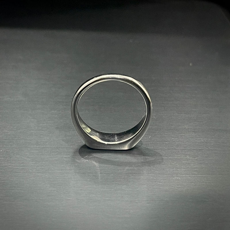 Minimal Italian Silver Ring For Men/Women