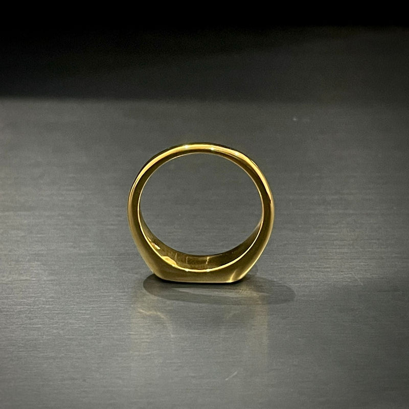 24K Gold Plated Italian Ring For Men/Women