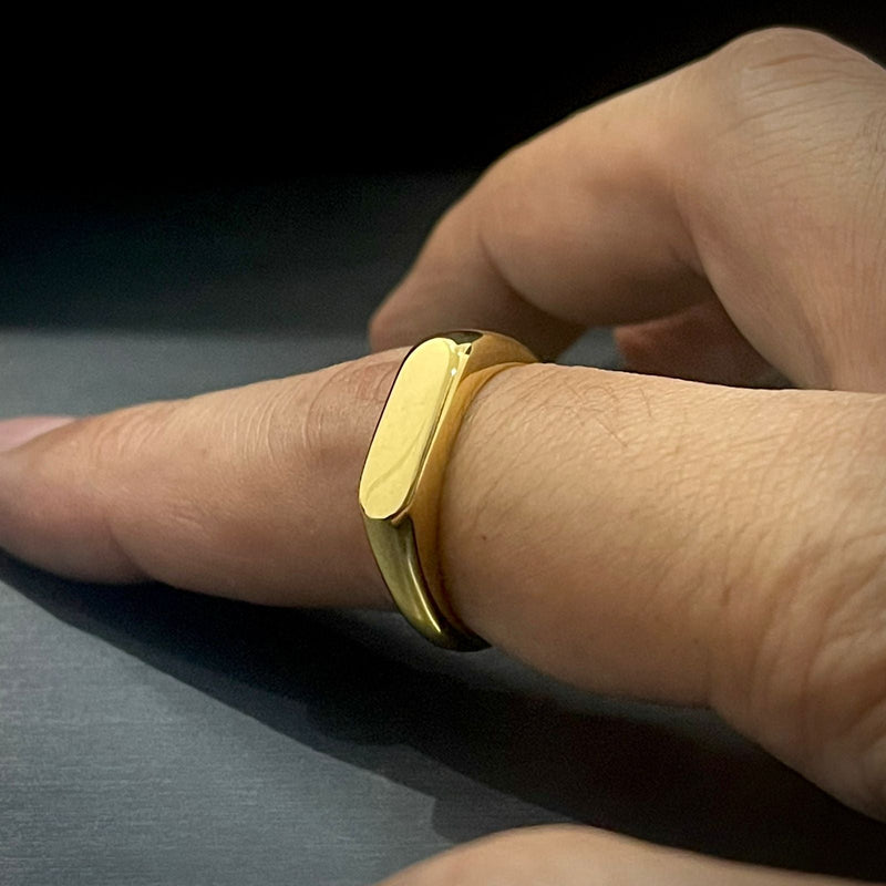 24K Gold Plated Italian Ring For Men/Women